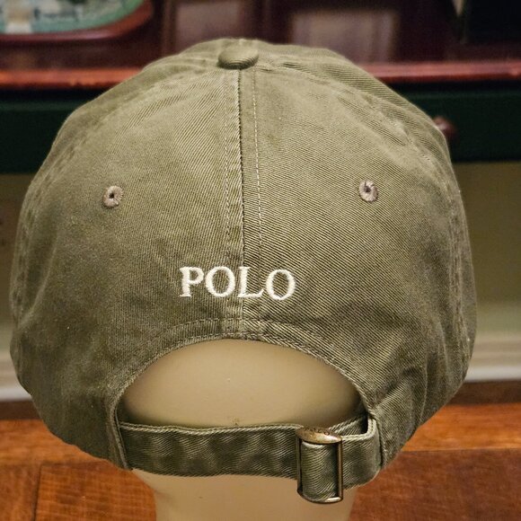 Ralph Lauren Army Green Polo Hat/Cap One Size - Picture 2 of 4